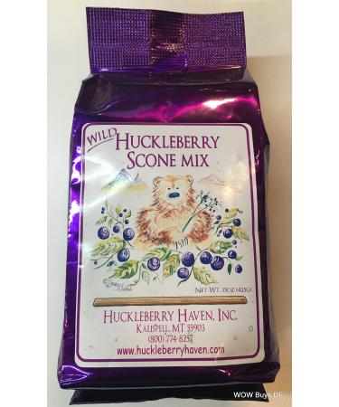 Wild Huckleberry Scone mix 15 oz dry mix foil bag