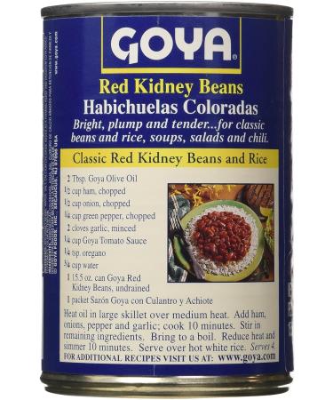 Goya Red Kidney Beans Can 15.5 oz. (3-Pack) - Buy Online on GoSupps.com
