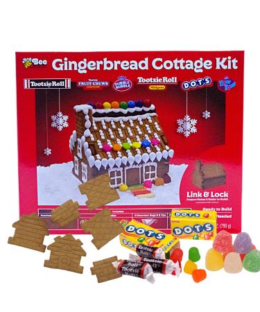 Gingerbread Cottage or House Kit (Tootsie Roll)