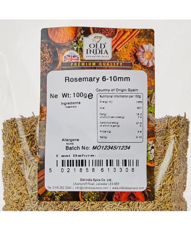 Old India Rosemary 6-10mm 100g - Premium Quality Herb for Flavorful Cooking - Buy Online on GoSupps.com