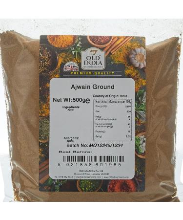 Old India Ajwain Ground 500g - Premium Quality Spice for Cooking | Buy Online - Buy Online on GoSupps.com