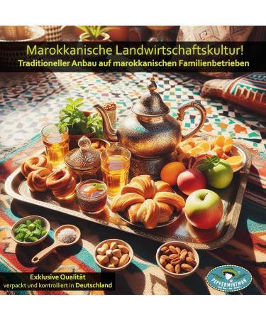  PEPPERMINTMAN Nana Mint Tea 500g - Moroccan Mint Scent from Later Crops I Spearmint I PeppermintMan - Buy Online on GoSupps.com