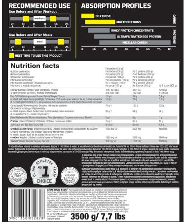 Olimp Gain Bolic 6000 (3500g) - Vanille | 35 Portionen | International Shipping Available - Buy Online on GoSupps.com