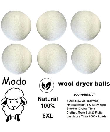 Modo Organic Wool Dryer Balls - Natural Fabric Softener for Laundry - Buy Online on GoSupps.com