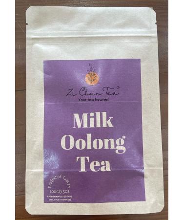 Milk Oolong Tea, Premium Loose Leaf High Mountain Tea from Taiwan, Natural Jin Xuan Oolong Tea, Rich in Antioxidants and Polyphenols - 3.5 ounces