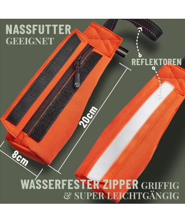 Gizzy Original Feed Bag for Dogs - Premium Training Dummy for All Breeds - Durable & Perfect for Dog Education - Orange - Buy Online on GoSupps.com