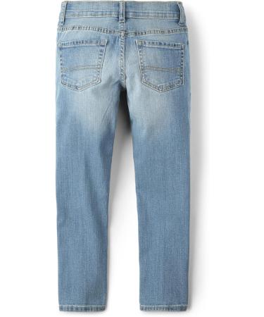 Children's Place Boys Stretch Straight Jeans 7 - Denim | High-Quality Kids Denim - Buy Online on GoSupps.com