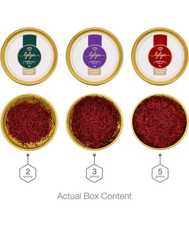 LYLYA Premium All Red Grade A+ Spanish Saffron (5 Grams) 5.0 grams - Buy Online on GoSupps.com