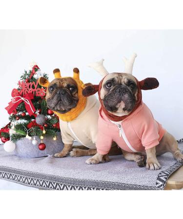 iChoue Dog Clothes Hoodie Sweatshirt - Large, Full-Zip, Khaki - Buy Online on GoSupps.com