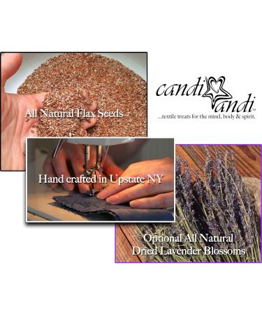Candi Andi Handmade Lavender Scented Eye Pillow with Flax Seed Fill in Lime - Buy Online on GoSupps.com