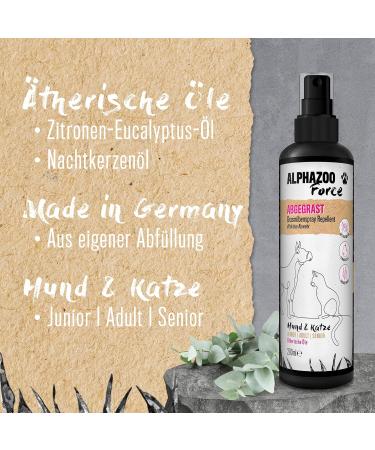 Alphazoo Grazed I Grass Mites Spray for Dogs & Cats 500ml | Natural Oils for Itch Relief - Buy Online on GoSupps.com