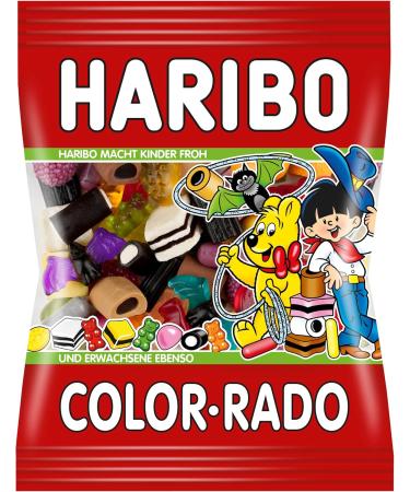  HARIBO Haribo Color-Rado Colorrado Fruit Eraser Wine Gum Rubber Bears Liquorice Liquorice Blend Pack of 5 in a Bag - Buy Online on GoSupps.com