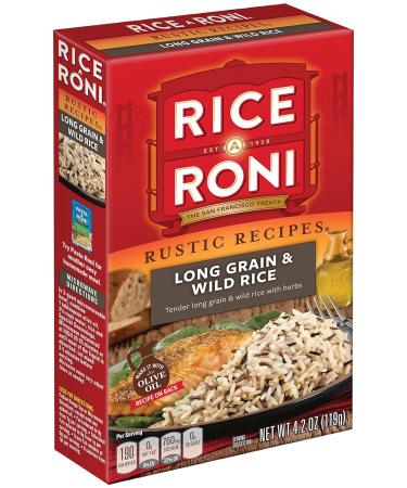Rice-a-Roni Rustic Recipies Long Grain & Wild Rice Mix 4.2oz - Pack of 12 Boxes - Buy Online on GoSupps.com