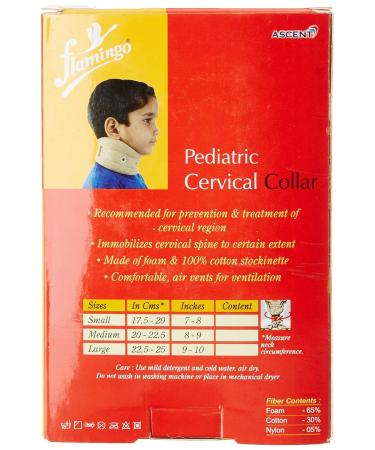 Flamingo Pediatric Cervical Collar for cervical region Neck Support Brace - Soft Foam Comfortable Ventilation for Women and Men - Turquoise (Medium) - Buy Online on GoSupps.com