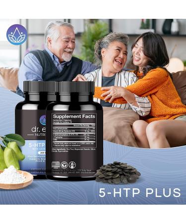 Dr. Emil Nutrition 5-HTP Plus 200 MG - Mood, Stress & Sleep Support - 60 Vegan Caps - Buy Online on GoSupps.com