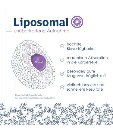 Dr.Wunder Liposomal Iron 21mg - 45 Vegan Soft Capsules | Stomach-Friendly Vegetable Iron with Curryblatt Aronia & Aspergillus Oryzae - Buy Online on GoSupps.com
