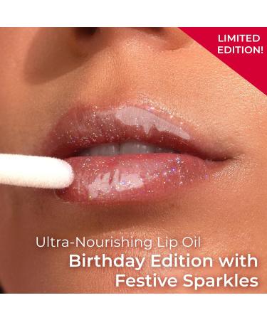 MCoBeauty Lip Oil Hydrating Treatment - Birthday Edition | Vegan & Cruelty-Free | Moisturizing Shine for Gorgeous Lips - Buy Online on GoSupps.com