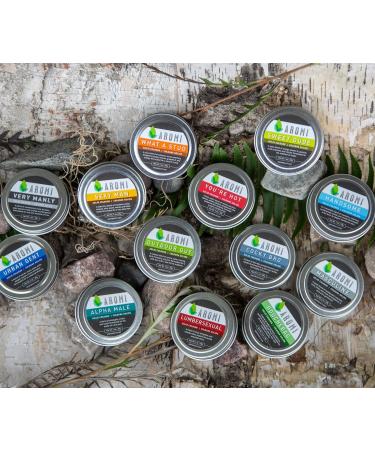 Aromi Solid Cologne | Sandalwood Musk Woods and Bergamot Fragrance Travel Alcohol-Free Wax-Based Scent Vegan Cruelty-free Men's Stocking Stuffer Gift (Very Manly) - Buy Online on GoSupps.com