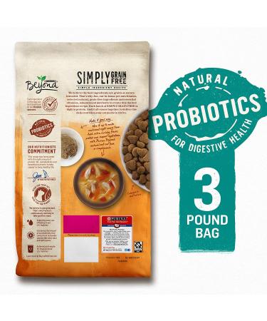 Purina Beyond Grain Free Natural Dry Cat Food - White Meat Chicken & Egg Recipe - 3 lb. Bag - Buy Online on GoSupps.com