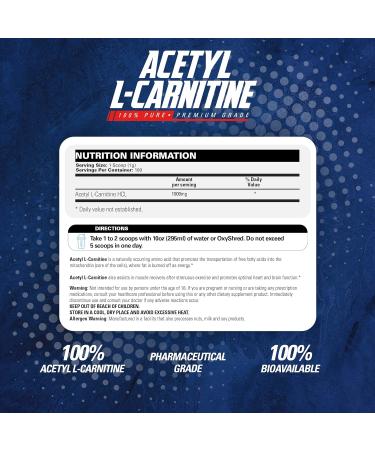 EHP Labs Acetyl L Carnitine Powder - 3.5 Oz. - Buy Online on GoSupps.com