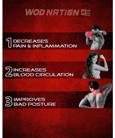 WOD Nation Latex-Free Kinesiology Tape Roll 6-Pack - Waterproof Athletic Tape for Pain Relief - 2 Inch x 16.4 Feet Roll Black 6pk - Buy Online on GoSupps.com