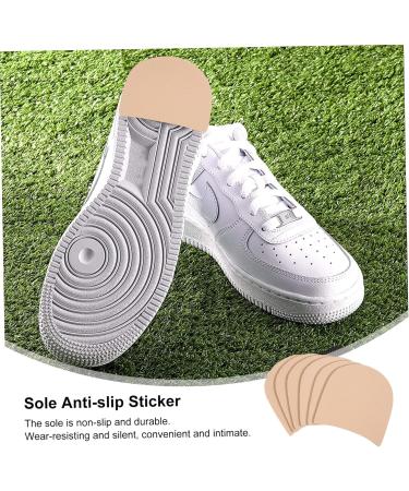 NOLITOY Anti-Slip Stickers for Shoes | 3 Pairs Self-Adhesive Shoe Grips & Inserts | Non-Slip Rubber Sole Repairs | Transparent Clear Pump Stickers - Buy Online on GoSupps.com