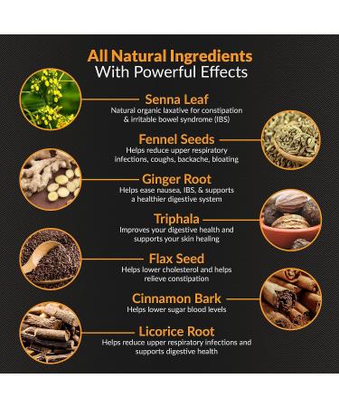 Organic Elite Detox Tea: Herbal Body Cleanse for Bloating & Constipation - 14 Digestive Tea Bags - Buy Online on GoSupps.com