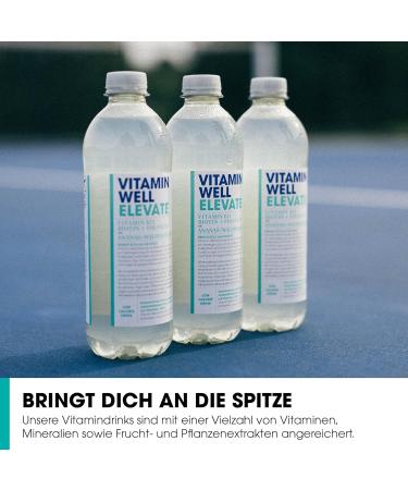 Vitamin Well Vitamin Water - Low-Calorie Functional Drink with B12 Biotin & Folic Acid - 12 x 500ml - Shop Internationally - Buy Online on GoSupps.com
