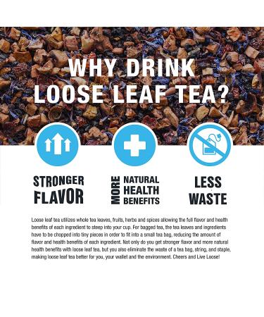 Tiesta Tea Blueberry Wild Child - Premium Caffeine-Free Loose Leaf Tea 5.5 oz - Buy Online on GoSupps.com