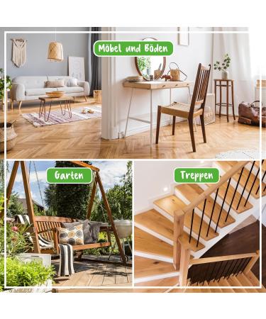 Poliboy Wood Cleaner - Concentrated Furniture Cleaner (2x 500ml) with Cotton Cloth | Made in Germany - Ideal for Indoor & Outdoor Use - Buy Online on GoSupps.com