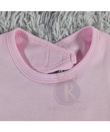Royal Icon Baby Bibs 100% Organic Cotton | 0-6 Months & 6-12 Months | Soft Absorbent Baby Feeding Bibs | Adorable Weaning Bib for Boys and Girls | Set of 3/6/12 (3 x Pink) - Buy Online on GoSupps.com