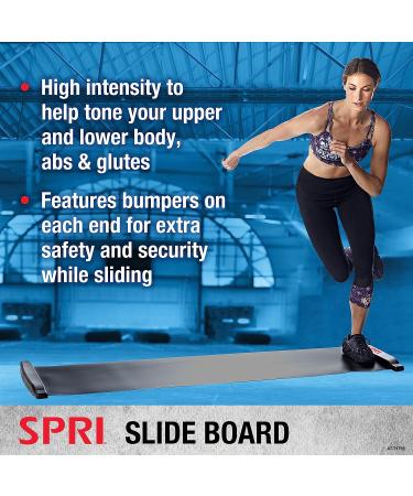 Slide Board (71" L X 20" W) With End Stops, Sliding Booties, Mesh