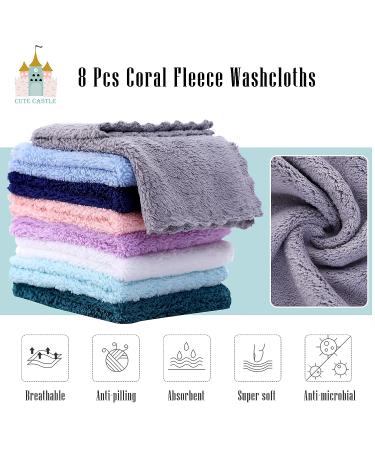 Cute Castle 2 Pack Bamboo Hooded Baby Towel & Washcloths - Soft & Absorbent Bath Towel for Newborns - Natural Baby Stuff for Boys & Girls (Elephant & Bird) - Buy Online on GoSupps.com