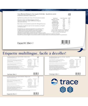 Trace Minerals Ionic Zinc 50mg Zinc 60ml Gluten Free Soy Free Vegetarian - Buy Online on GoSupps.com