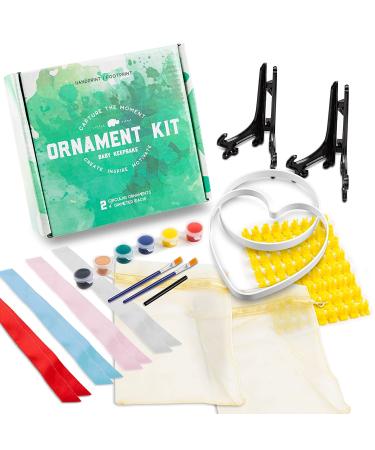 Baby Ornament Keepsake Kit (Newborn Bundle) - Handprint & Footprint Clay Casting Kit for Baby Shower Gifts - Boys & Girls - Buy Online on GoSupps.com
