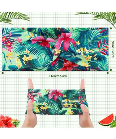 10 Pcs Boho Beach Headbands - Floral Vintage Elastic Turban Head Wraps for Women - Buy Online on GoSupps.com