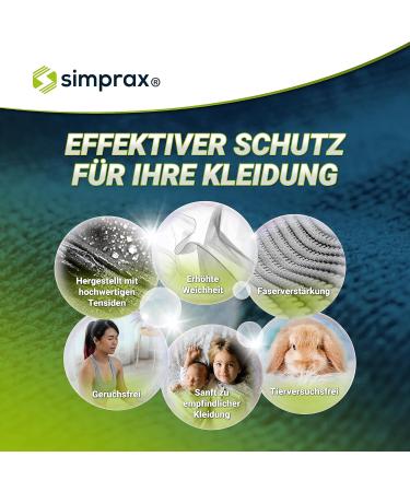 Simprax Fleece & Wool Detergent 5L | Plant-Based Skin-Friendly Effective Against Dirt & Mating | Softens Merino & Cashmere - Buy Online on GoSupps.com