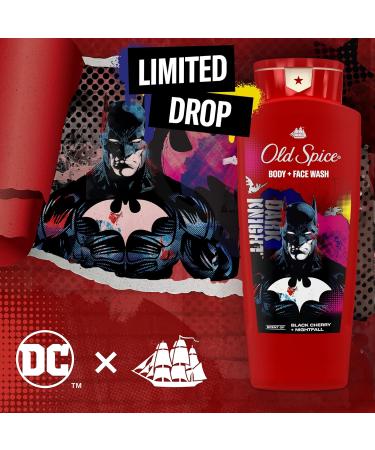 Old Spice Body Wash for Men Batman: Dark Night 3X Defense 24/7 Shower Fresh with Lasting Scent Cleansing 2-in-1 Body & Face Wash Smell Like a Hero Black Cherry and Nightfall Scent 24 oz Black Cherry + Nightfall 24 Fl  - Buy Online on GoSupps.com