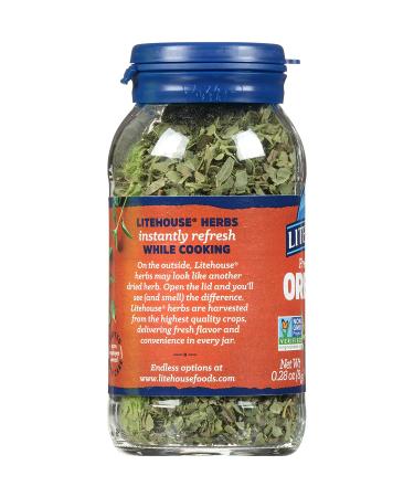 Litehouse Freeze Dried Oregano 0.28oz - Premium Quality Herb for Culinary Delights | Pack of 1 - Buy Online on GoSupps.com
