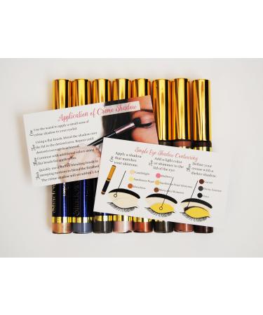 ShadowSense Application Cards | 50 Pack | Application of Creme Shadow | LipSense by SeneGence for ShadowSense Eyeshadow