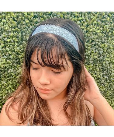 FROG SAC 5 Lace Headbands for Girls - Adjustable Non-Slip Elastic Headwraps - Cute Hair Accessories for Kids - Pastel Lacy Design - Birthday Party Favors - Buy Online on GoSupps.com