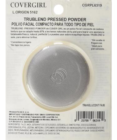 CoverGirl TruBlend Pressed Powder #405 Translucent Fair - Buy Online for Flawless Finish | International Shipping Available - Buy Online on GoSupps.com