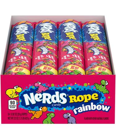 Nerds Rope Rainbow Candy - 0.92 Oz. - 24 Count