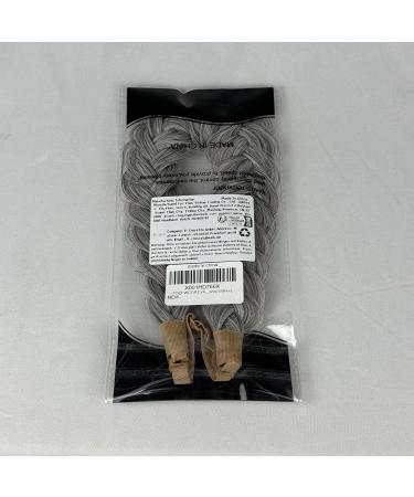 TOECWEGR Extensions Headband Hair Band Braided Classic Chunky Wide Plaited Wedding Fluffy Braids Wig Women Girl Beauty Accessory (Silver) - Buy Online on GoSupps.com