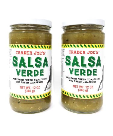 Trader Joes Salsa Verde 12fl.oz 2 Pack 12 Ounce (Pack of 2) - Buy Online on GoSupps.com
