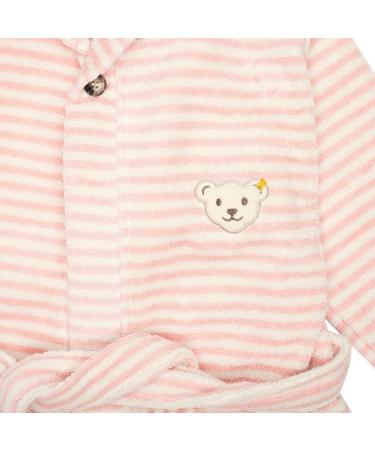 Steiff Unisex Children's Basic Bathrobe 104 SILVER PINK - Soft Cozy & Stylish Kids' Robe for International Shipping - Buy Online on GoSupps.com