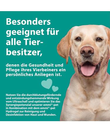 Emmi-pet HOCL hydrogel for Ultrasonic Treatment of Dogs Cats Horses (75 ml) - Buy Online on GoSupps.com