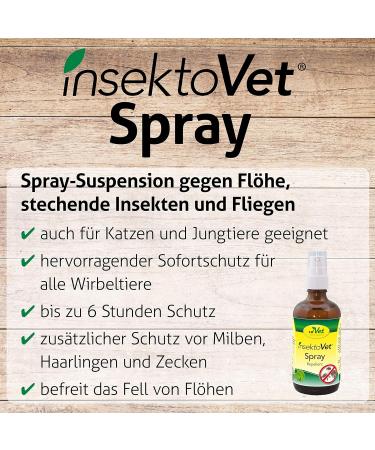 CDVET NATURDEDEDE INSETOVET Spray 500ml - Effective Flea & Tick Protection for Dogs & Cats - Instant Insect Defense & Parasite Prevention - Buy Online on GoSupps.com