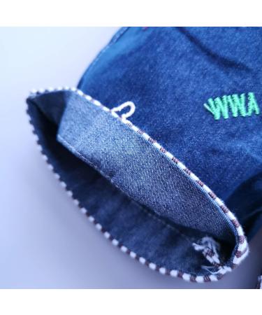 KIDSCOOL SPACE Toddler Denim Bunny Overalls | Cute 3D Bunny Outfit 12-18 Months Blue-2129 - Buy Online on GoSupps.com