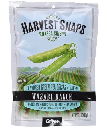 Calbee Snapea Crisps - Wasabi Ranch, 3.3 Ounce (Pack of 4)